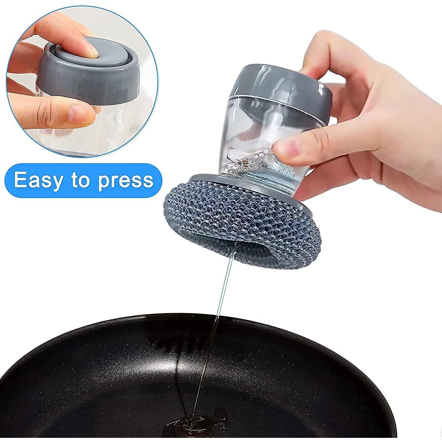 Soap Dispensing Palm Brush - Pack of 3