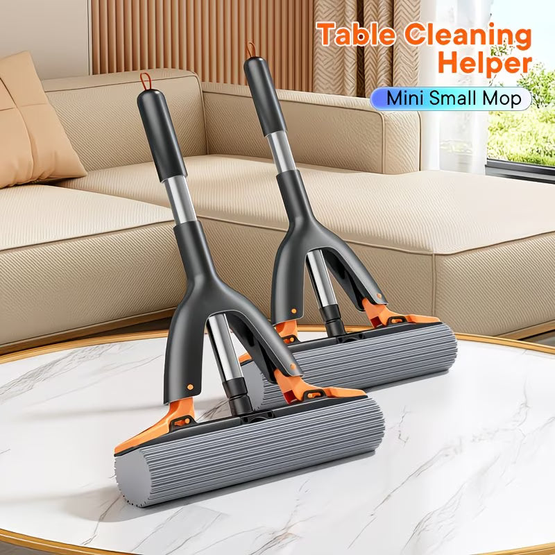 SwipeClean Mini Squeeze Mop (Hands-Free Quick Clean Tool)
